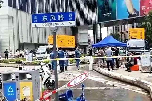 乐鱼手机在线登录入口-乐鱼(中国)排涝突击队在排涝现场